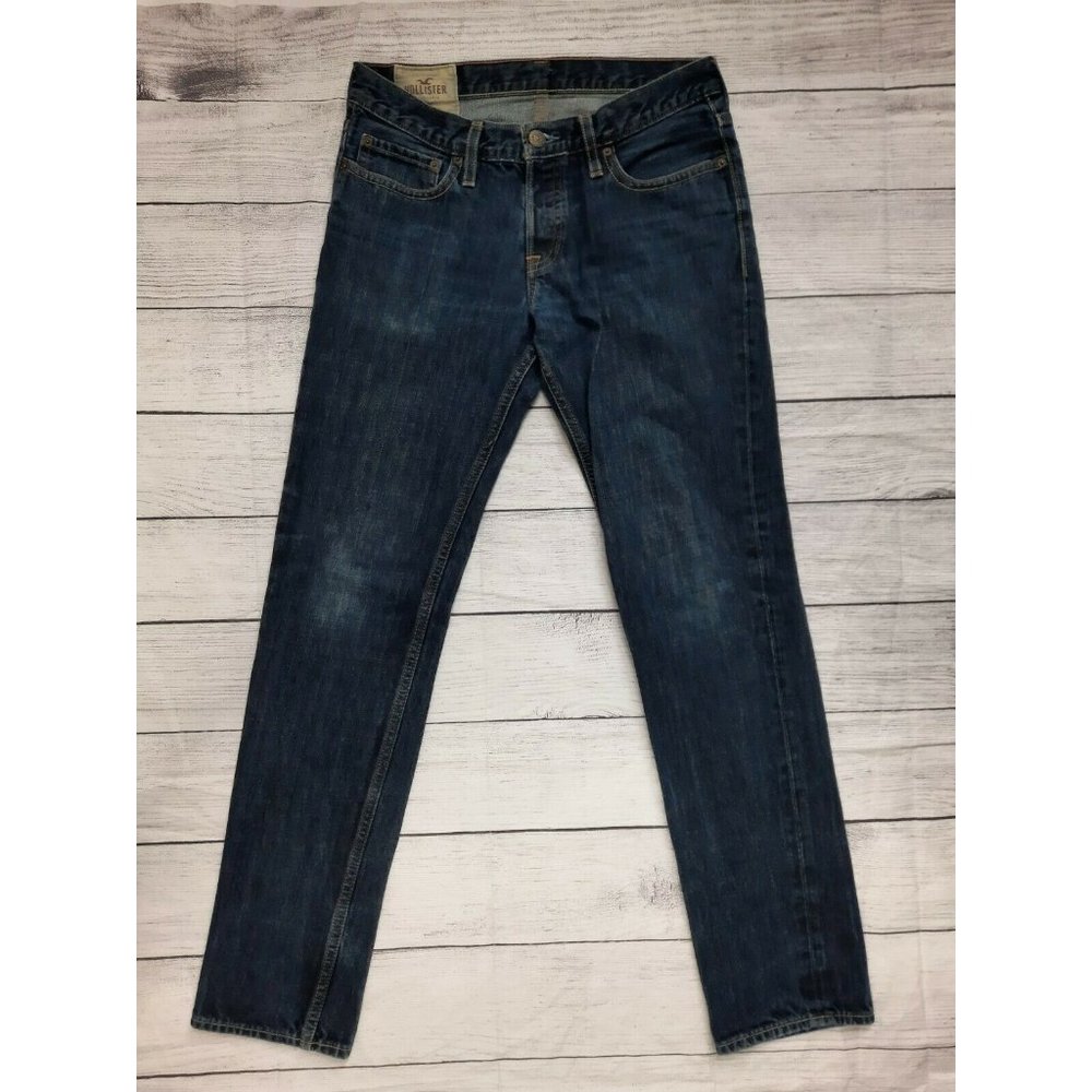 Hollister Straight Leg Button Fly Jeans 32x32